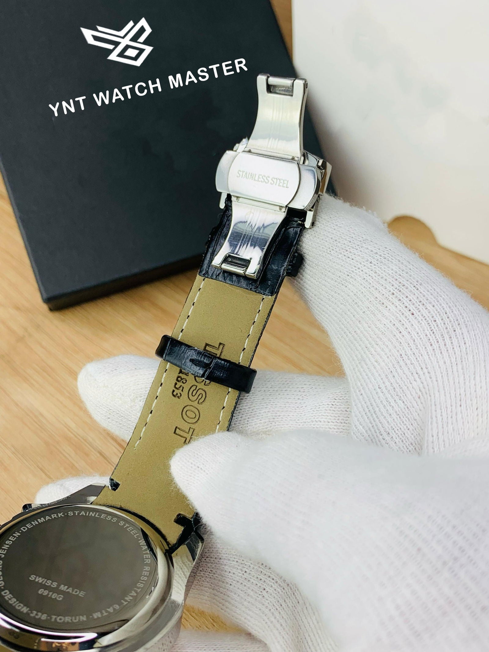 Black Gold Chronograph Working Elite Watch - YNT -  